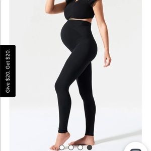 BLANQI Everyday Maternity Belly Support Leggings, Black, M, NWOT